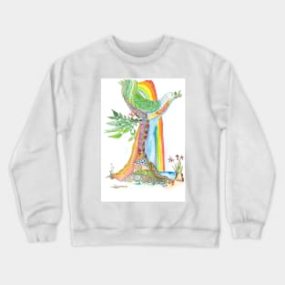 Tree of Life #19 - Peace Bird Crewneck Sweatshirt